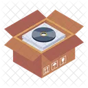 Cd Package Cd Box Cd Parcel Icon