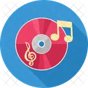 CD De Musica Audio Musica Ícone
