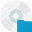 Disc Document Folder Icon