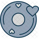 Cd Heart Cd Love Icon