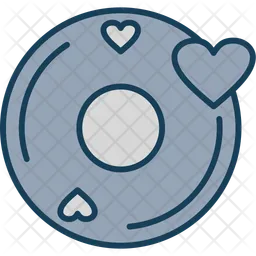 Cd heart  Icon