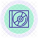 Cd Line Icon Icon