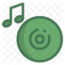 Dvd Disc Music Icon