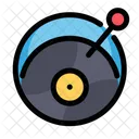 レコード、音楽、誕生日 アイコン
