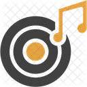 CD Nota Musical Musica E Multimidia Ícone