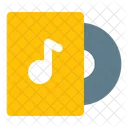 Cd Music With Box  Icon
