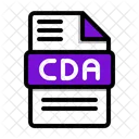 Cda Arquivo Documento Ícone