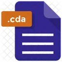 Cda File Paper Icon