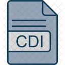 Cdi Arquivo Formato Ícone