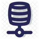 Cdn Content Delivery Network Data Distribution Icon