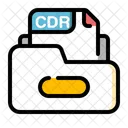 Cdr Files And Folders File Format Icône