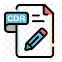 Cdr Files And Folders File Format Icône