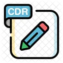 Cdr Files And Folders File Format Icon