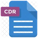 Cdr File Paper Icon
