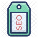 Balise Seo Etiquette Seo Balise Doptimisation De Recherche Icône