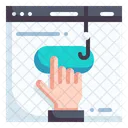 Clickbait Publicidad Clic Icono