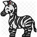 Cebra Animal Fauna Icono