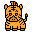 Cebra Mamifero Salvaje Icono