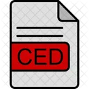 Ced File Format Icono