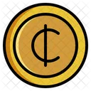 Cedi Coin Money Icon