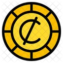 Cedi Coin Currency Icon