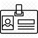 Tarjeta de identificación  Icône