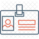 Tarjeta de identificación  Icône
