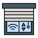 Casa Inteligente Cortina Inteligente Sem Fio Ícone