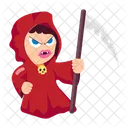 Adesivos Magicos Adesivos De Bruxo Personagem De Terror Ícone