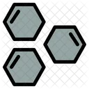 Celdas Hexagono Forma Icon