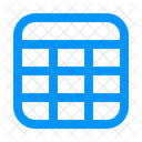 Celdas De Tabla Datos Cuadricula Icono