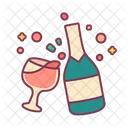 Celebrate Wine Glasses Icon