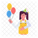 Celebrating Birthday  Icon