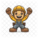 Solidarity Workforce Appreciation Labour Day Icon