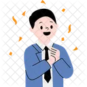 Celebration Success Confetti Icon