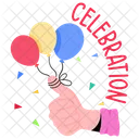 Party Balloons Celebration Bunch Balloons Icon