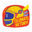 Celebration stickers  Icon