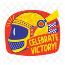 Celebration stickers  Icon