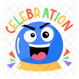 Celebration Word  Icon