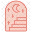 Celestial Moon Stair Icon