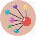 Molecular Network Cells Icon