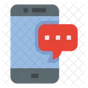 Cell Phone Smartphone Chat Icon