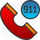 Cell Phone Device Emergency Number Icon