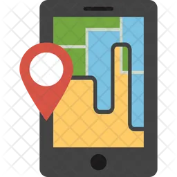 Cell Phone Location  Icon