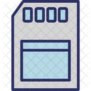 Cell Phone Memory Memory Card Micro Sd Card Icon