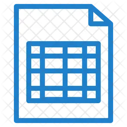 Cell Sheet  Icon