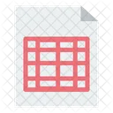 Cell Sheet  Icon