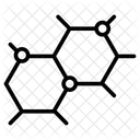 Cellules Molecule Electron Icône