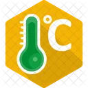 Celsius Temperature Thermometre Icône