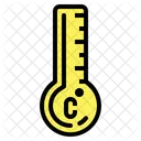 Celsius Temperature Thermometer Icon